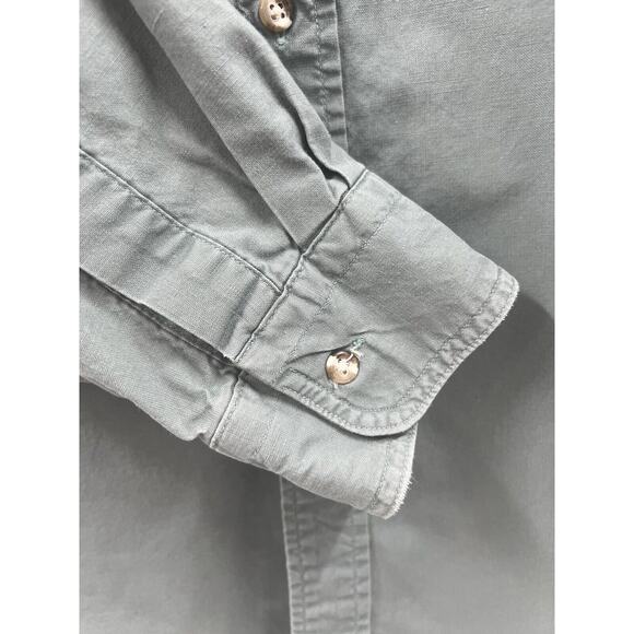 Bushlan Men’s Long Sleeve Button Front Vintage (89) Hunting Shirt Green Large - Picture 4 of 12